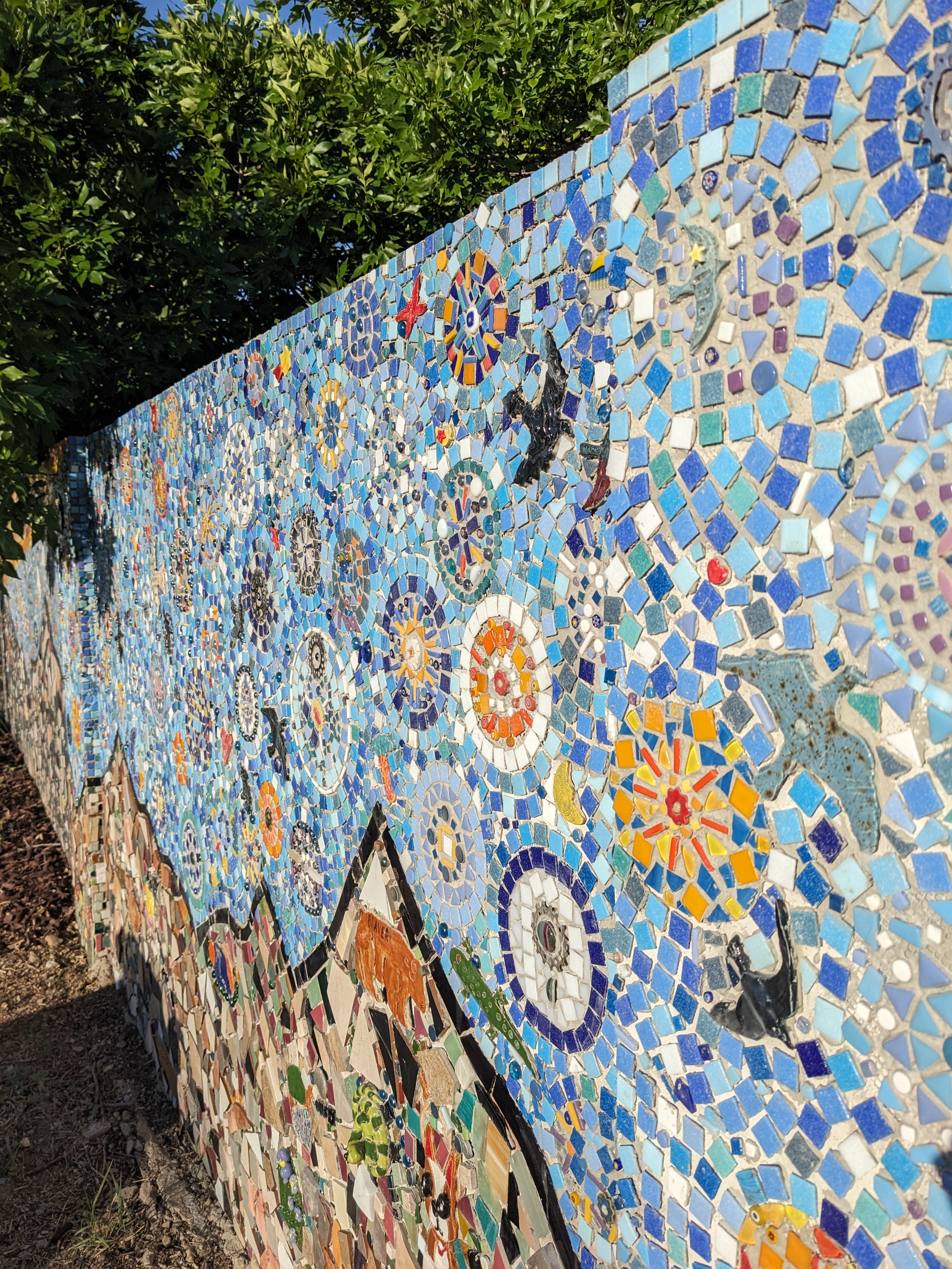 image of work on the Generations mural project