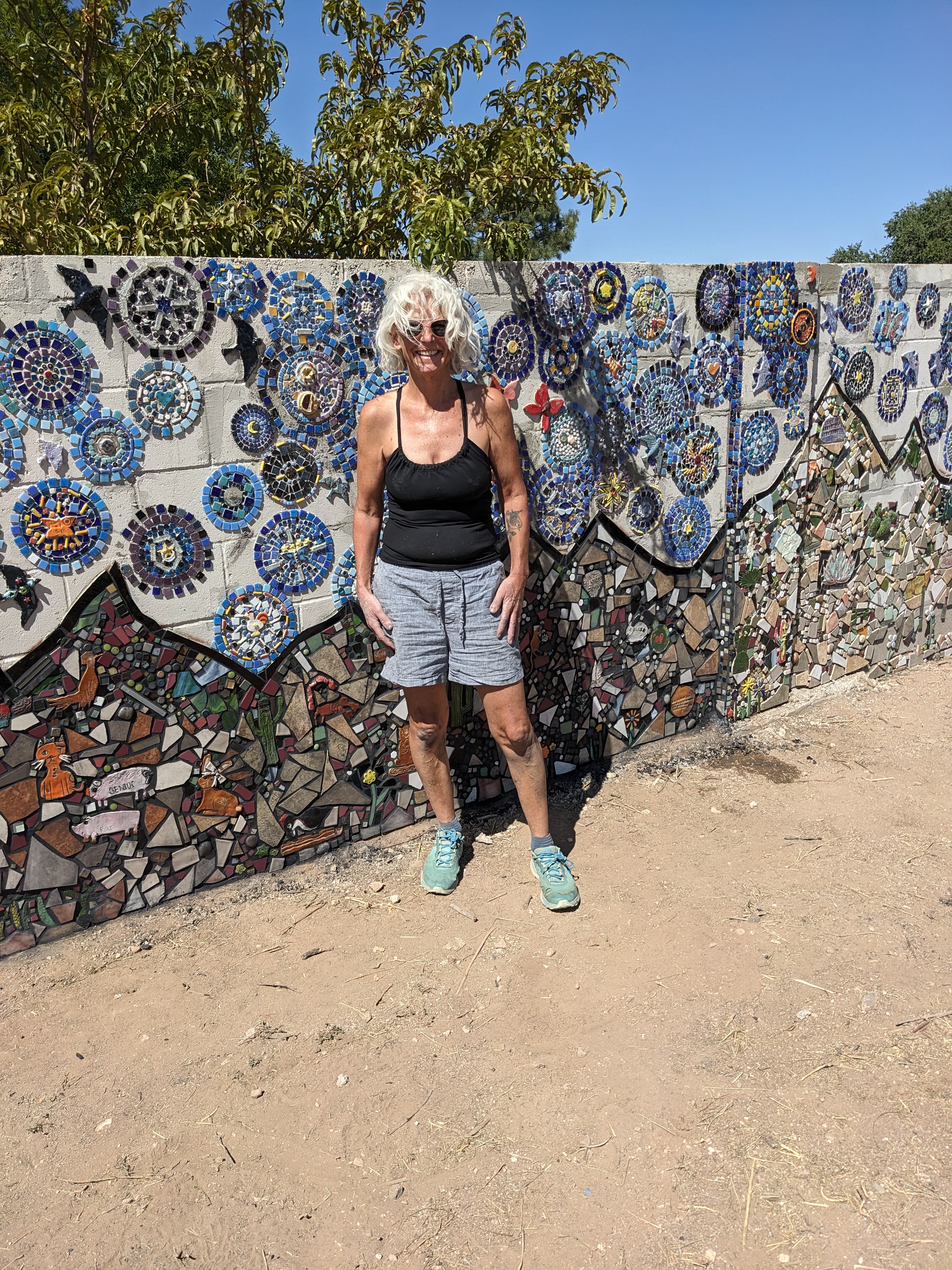 image of work on the Generations mural project